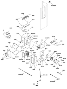 Control Panel Group Diagram and Parts List for 040666-00  Briggs and Stratton Generator